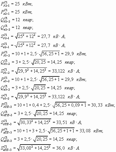 Контрольная работа по теме Определение расчетных нагрузок и выбор мощности трансформаторов трансформаторного пункта